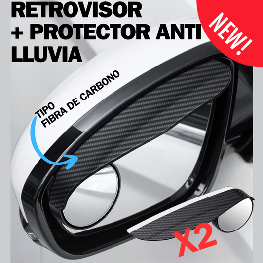 RETROVISOR 2 EN 1 CARBON FIBER